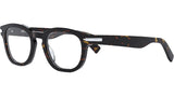 DiorBlackSuitO R4I Havana Round Eyeglasses