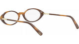 Mini CD O R8I Havana Oval Eyeglasses