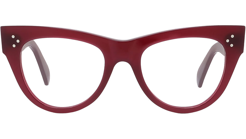 3 Dots Red Cat Eye Eyeglasses
