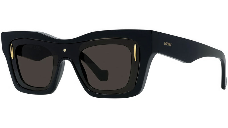 Signature Black Geometric Sunglasses