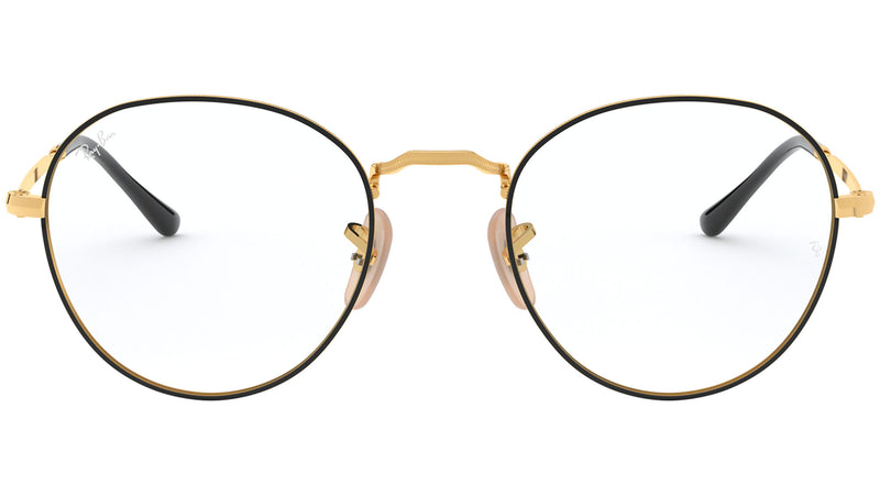 Round Metal Optics II RB3582V gold on top black
