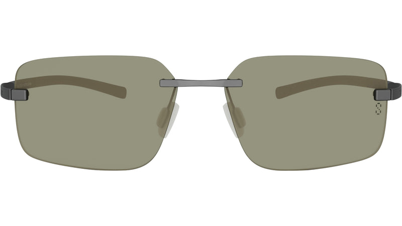 Flex Black Geometric Sunglasses