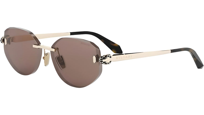 Serpenti Forever Gold Oval Sunglasses