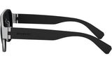 Aluminium Black Pilot Sunglasses