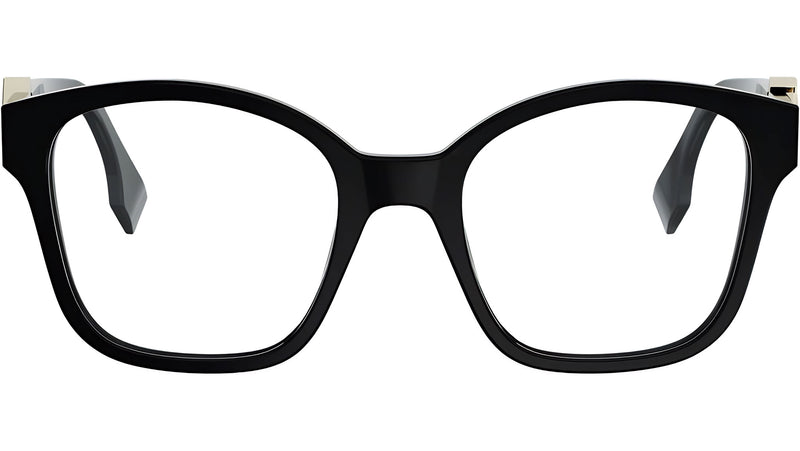 FF Diamonds Black Square Eyeglasses