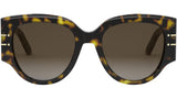 DiorSignature R2I Shiny Havana Butterfly Sunglasses