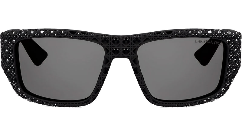 Dior3D S3I Black / Swarovski Crystals Squared Sunglasses