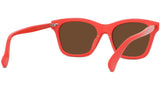 Boke Flower Red Square Sunglasses