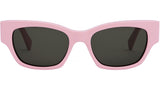 CELINE Monochroms Pink Rectangular Sunglasses