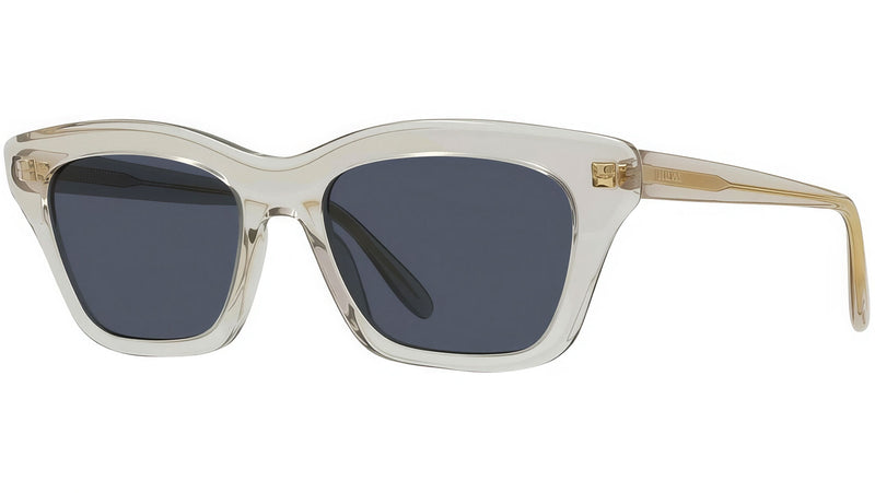 Slim Brown Geometric Sunglasses