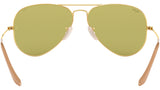 Aviator Washed Evolve RB3025 90644C Gold Green