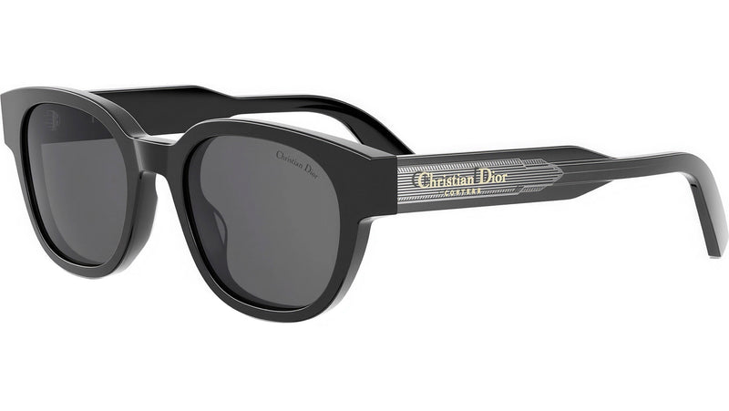 Christian Dior Label R1I Black Round Sunglasses