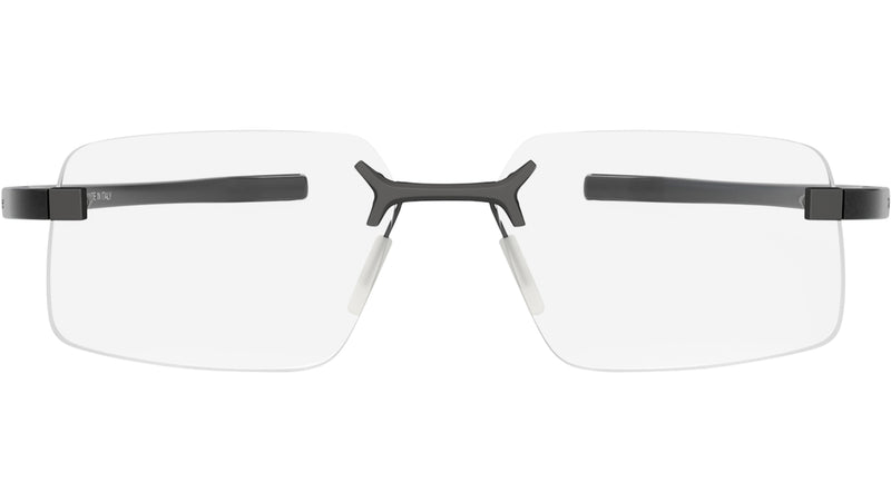 Flex Black Geometric Eyeglasses