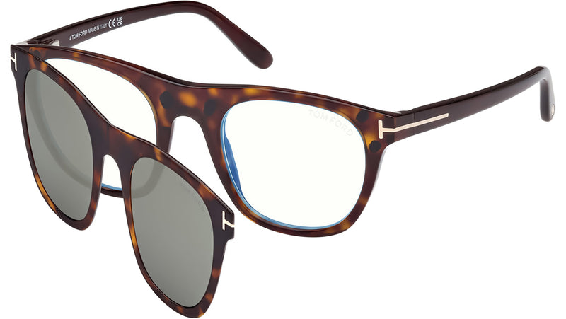 Clip-on FT5895-B 052 Dark Havana