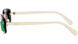 Dior Clover S1U Gold Rectangular Sunglasses
