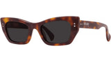 Boke Flower Havana Geometric Sunglasses