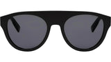 Tubogas Black Round Sunglasses