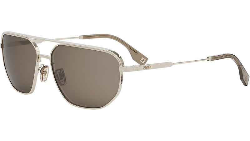 Fendi Travel Gold Pilot Sunglasses