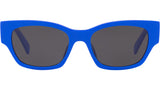 CELINE Monochroms Blue Rectangular Sunglasses