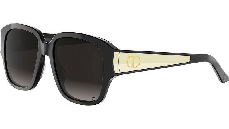 DiorGlow S2I Black Geometric Sunglasses