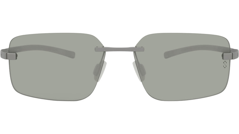 Flex Silver Geometric Sunglasses