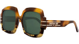 DiorSignature S1U Honey Havana Square Sunglasses