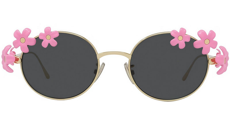 Signature Gold Pink Oval Sunglasses