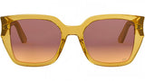 DiorGlow S1I Yellow Squared Sunglasses
