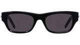 GV One Black Rectangular Sunglasses