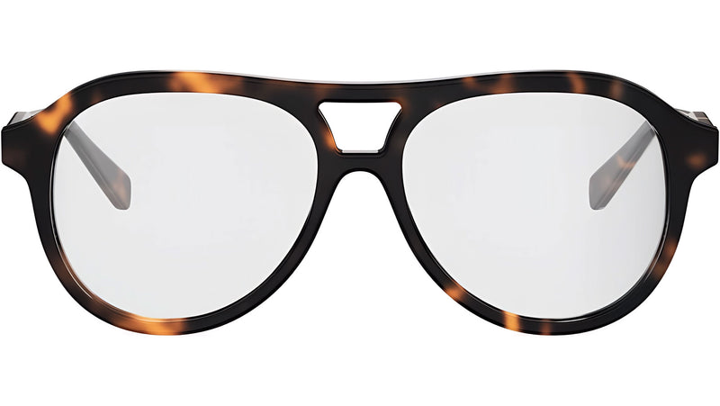CELINE Thin Tortoise Pilot Eyeglasses