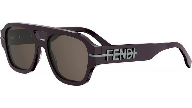 Fendigraphy Bordeaux Pilot Sunglasses