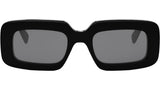 Triomphe Black Rectangle Sunglasses