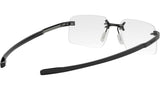 Flex Black Geometric Eyeglasses