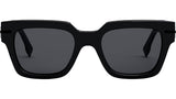Fendigraphy Black Rectangular Sunglasses