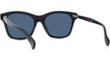 Boke Flower Black Square Sunglasses
