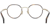 Boke Flower Yellow Round Eyeglasses
