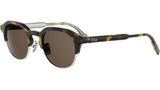 DiorRibbon R1I Havana Browline Sunglasses