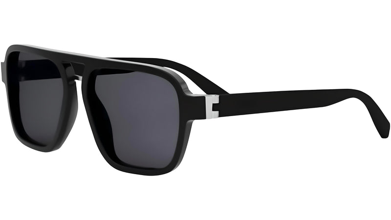 Bvlgari Aluminium Matte Black Pilot Sunglasses