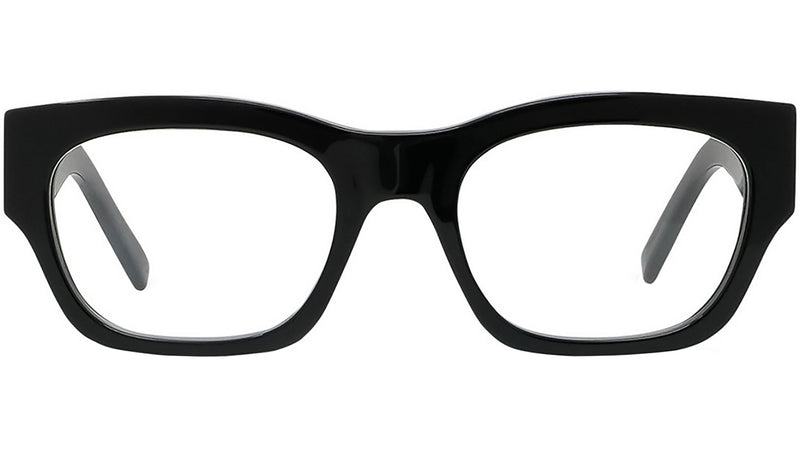 4G Black Square Eyeglasses