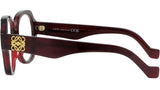 Anagram Bordeaux Geometric Sunglasses