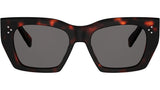 CELINE 3 Dots Havana Square Sunglasses
