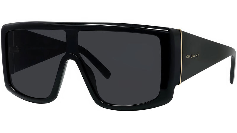 Square Black Shield Sunglasses