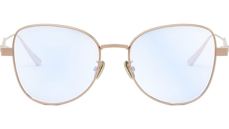 DiorCannageO B1F Rose Gold Butterfly Eyeglasses