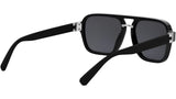 Bvlgari Aluminium Matte Black Pilot Sunglasses