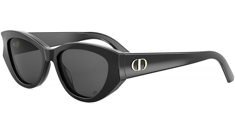 DiorGlow B1I Shiny Black Cat Eye Sunglasses