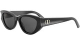 DiorGlow B1I Shiny Black Cat Eye Sunglasses