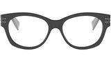 Bvlgari Aluminium Black Rectangular Eyeglasses
