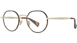 Boke Flower Yellow Round Eyeglasses