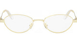 DiorCannageO R1U Gold Oval Eyeglasses
