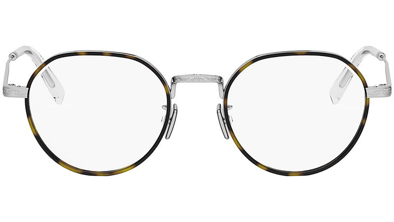 DiorBotanicaO R2U Shiny Silver Panthos Eyeglasses